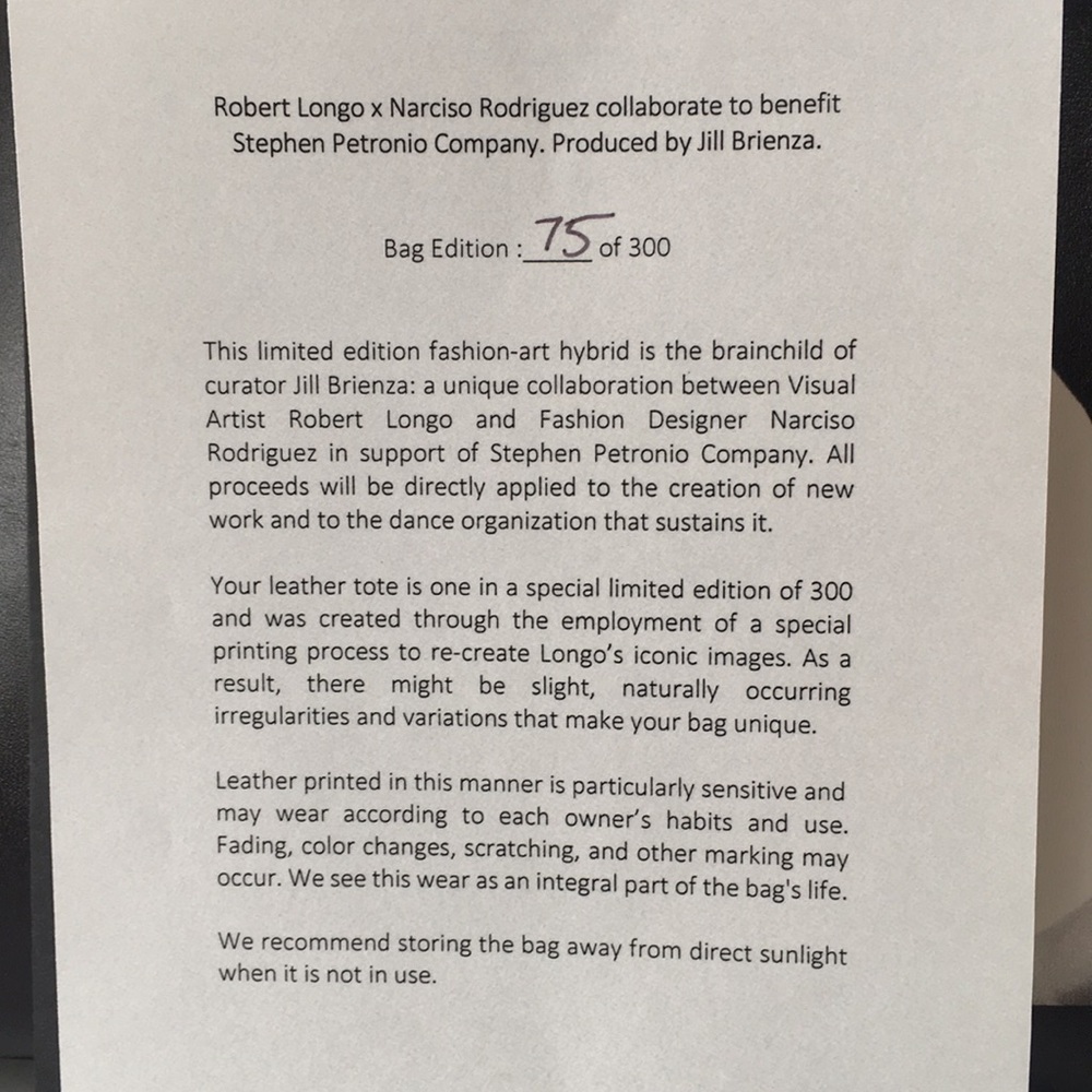 HP💫🧚‍♀️Narciso Rodriguez x Robert Longo Limited Edition🌟 - Picture 8 of 8